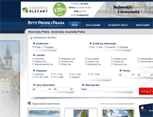 Tablet Screenshot of bytyprodejpraha.cz